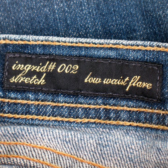Citizens Of Humanity Ingrid #002 Low Waist Flare Stretch Waist 30" Sz 29 (tag) - Picture 6 of 9